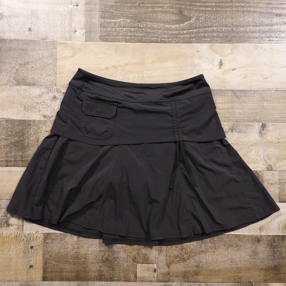 Athleta Wherever Skort Women’s Size 6 Black Athletic Travel Skirt